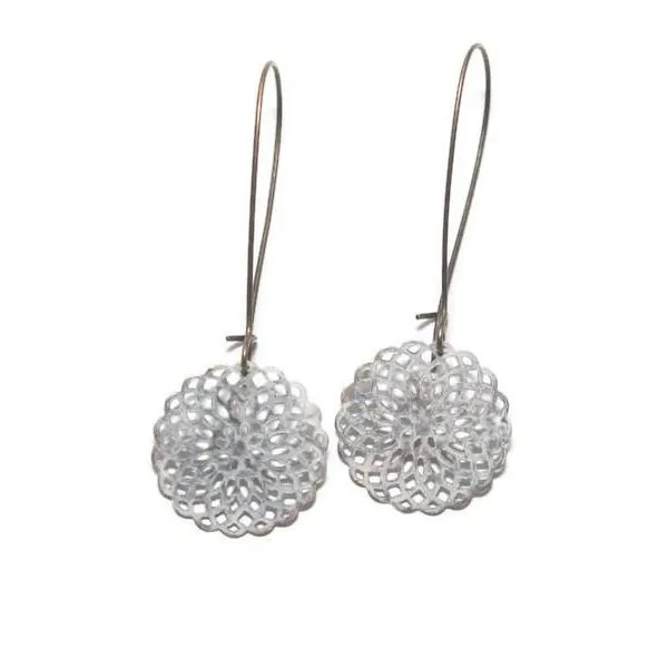 Dainty Doily Earrings