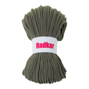 Dark olive 670 Braided cotton cord 5mm