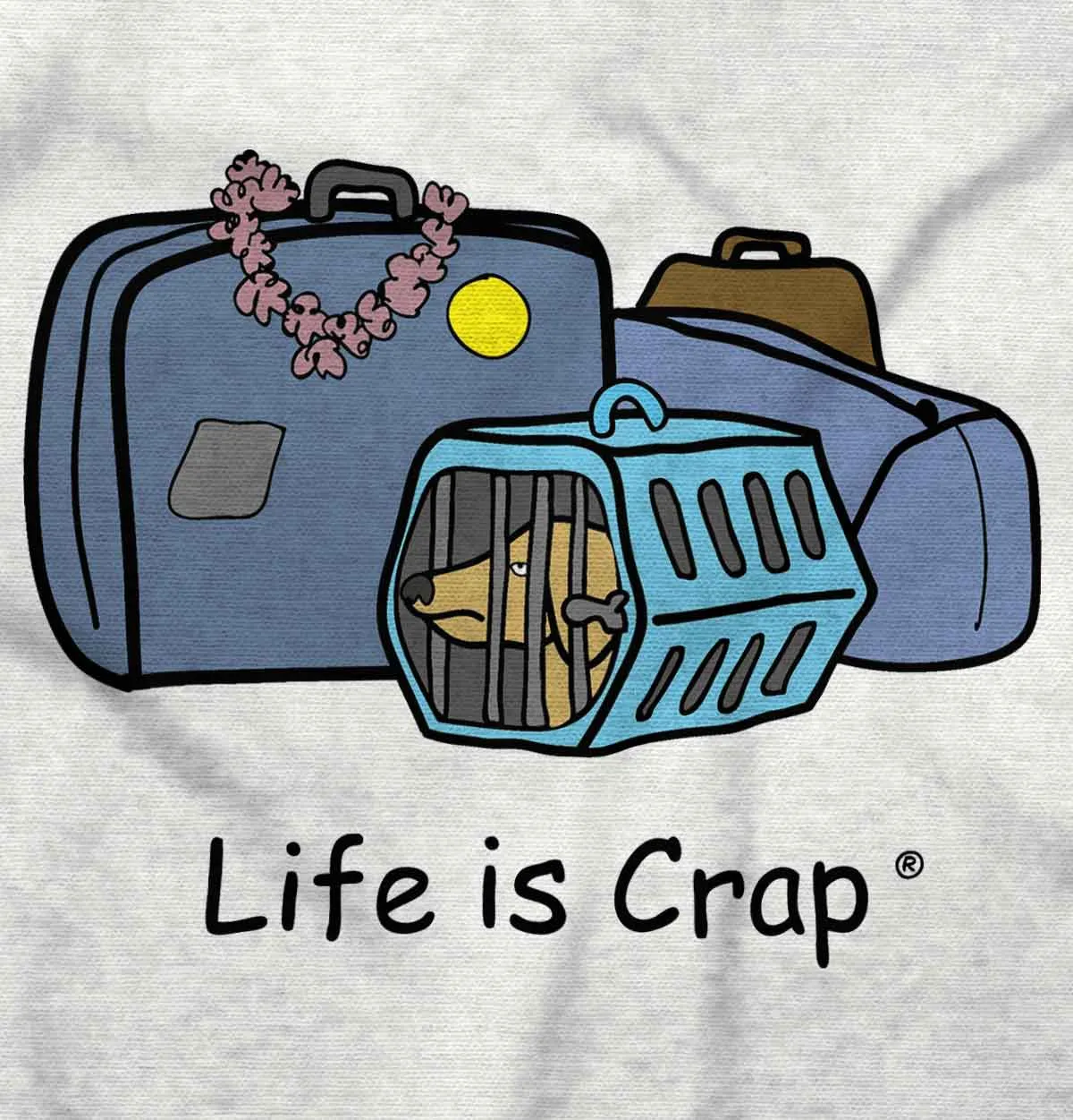 Dog Carrier Ladies T-Shirt