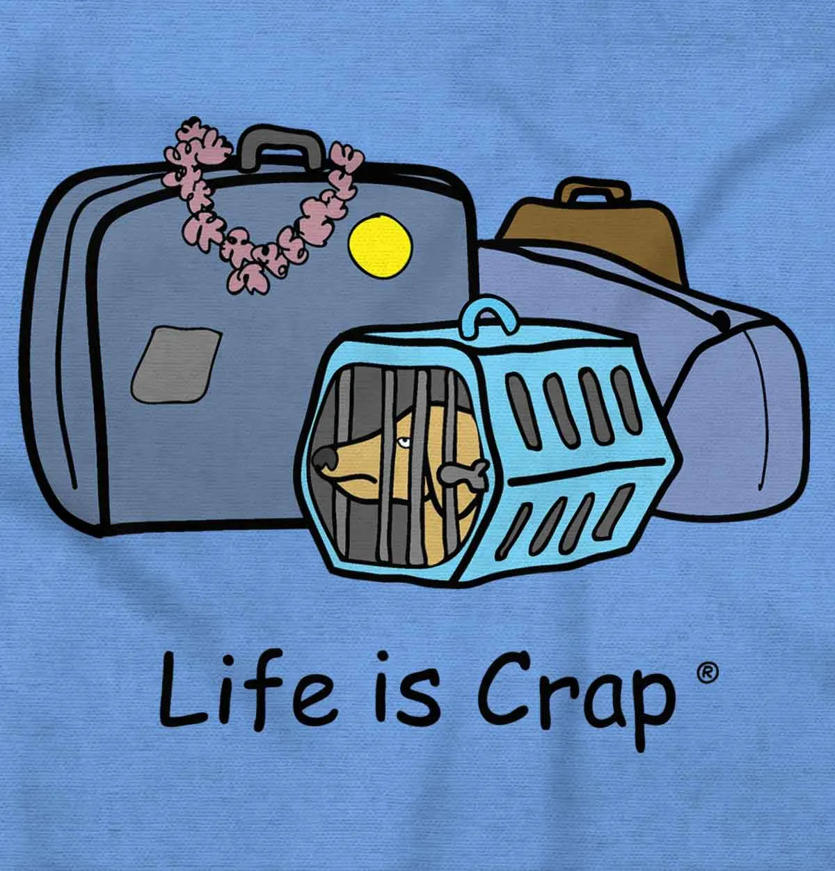 Dog Carrier Ladies T-Shirt