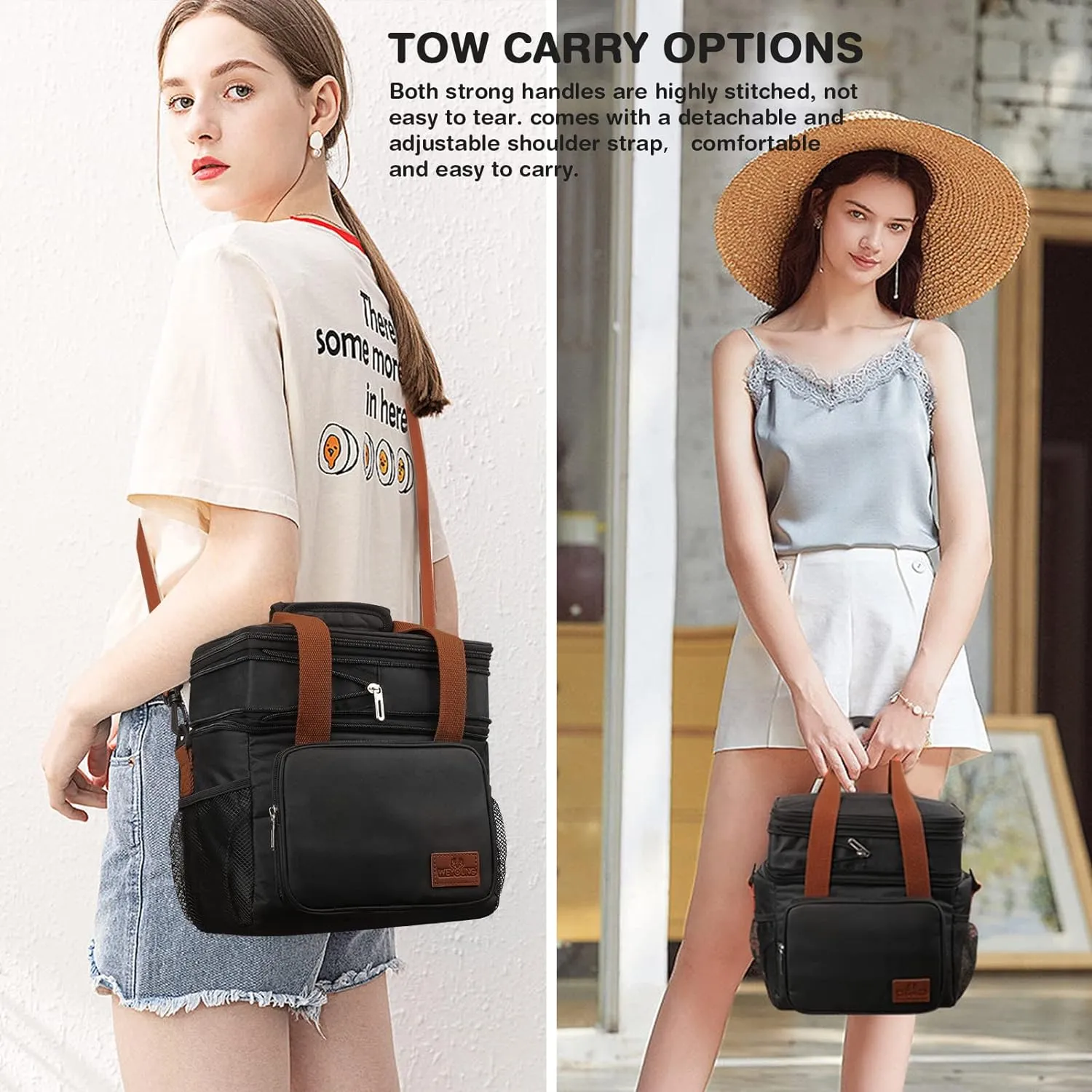 Double Layer Insulated Outdoor Picnic Bag