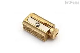 Dux Brass Pencil Sharpener with Case