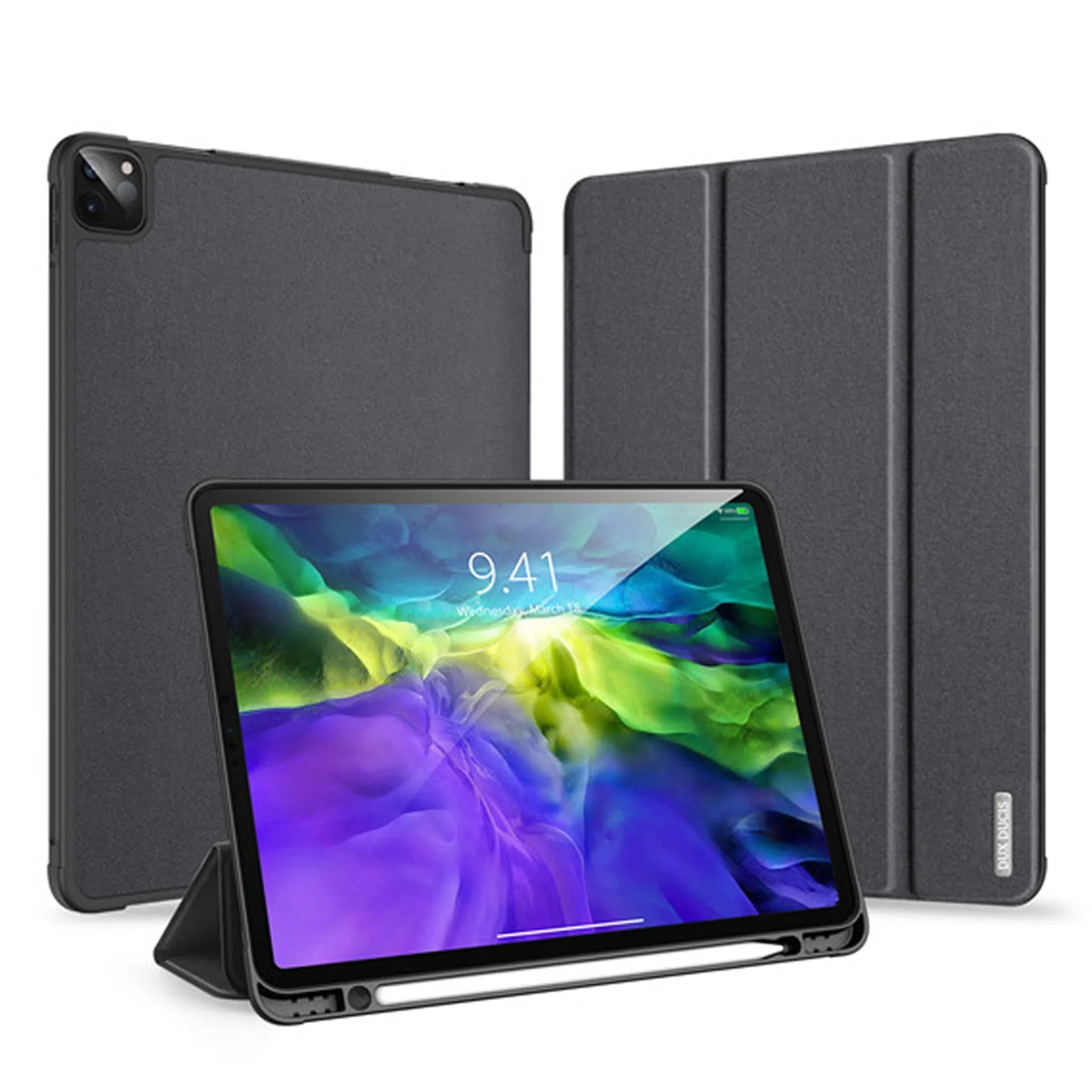 Dux Ducis Domo for Apple iPad Pro 11 (2020) (With Apple Pencil Holder) - Black