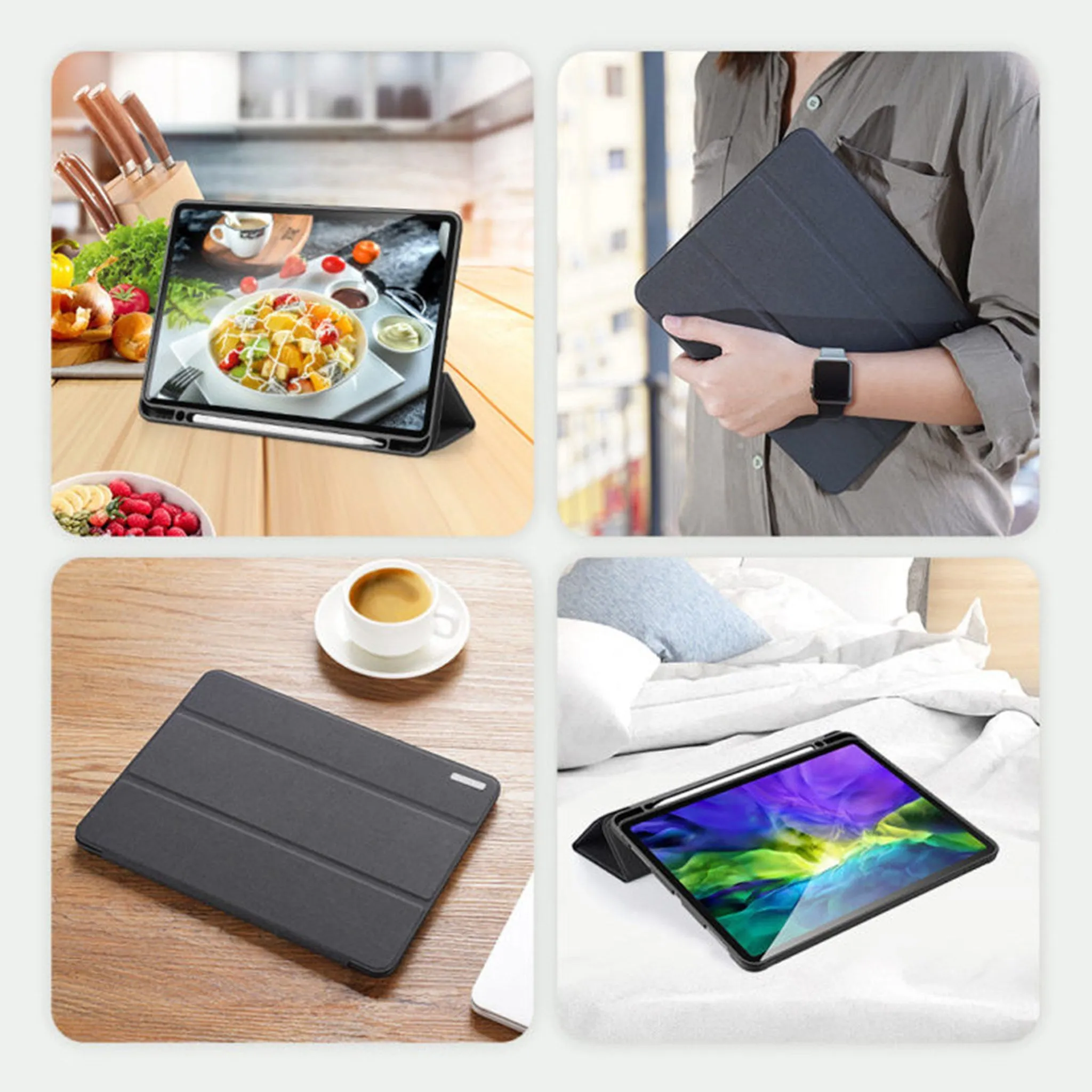 Dux Ducis Domo for Apple iPad Pro 11 (2020) (With Apple Pencil Holder) - Black