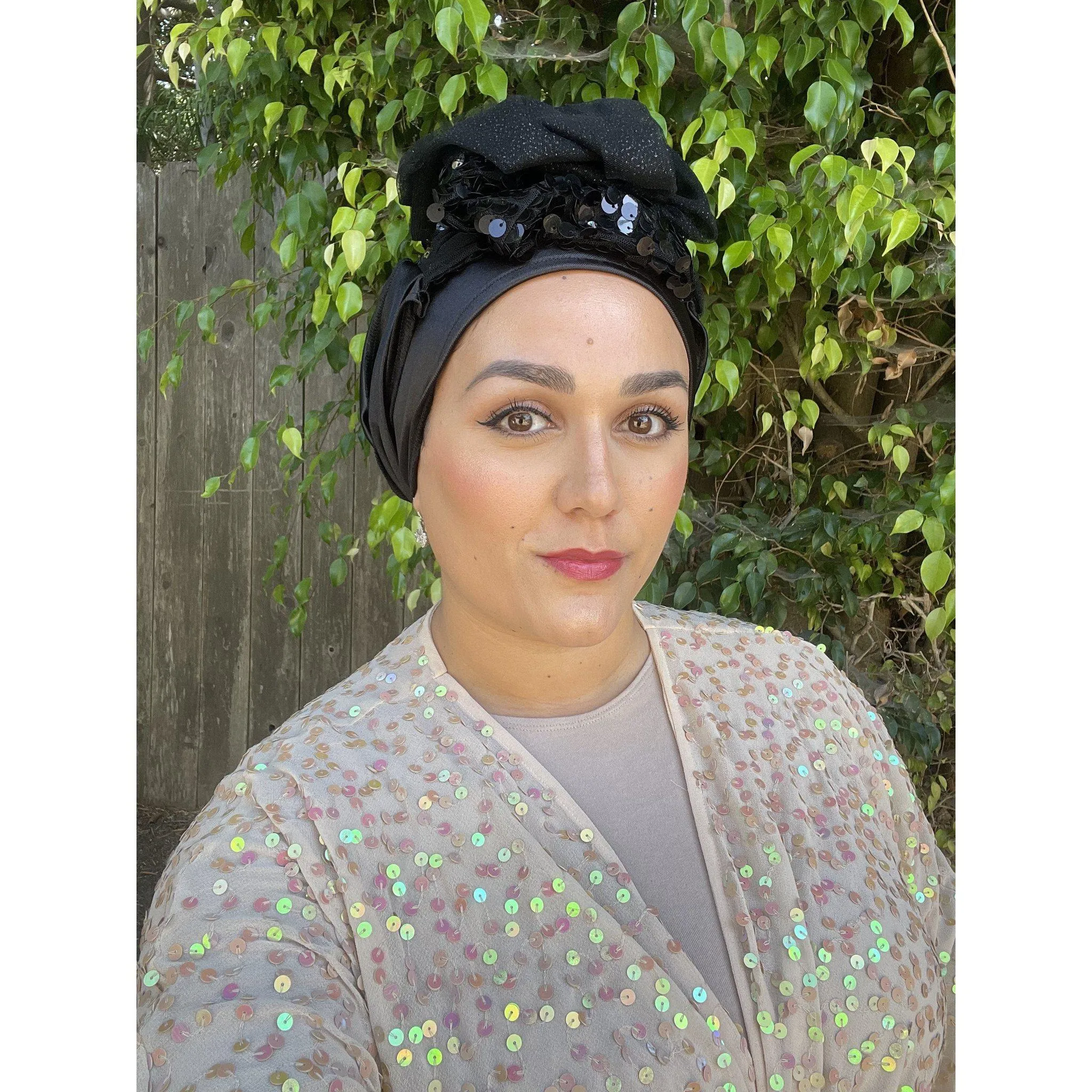 Elegant Headwrap - Black