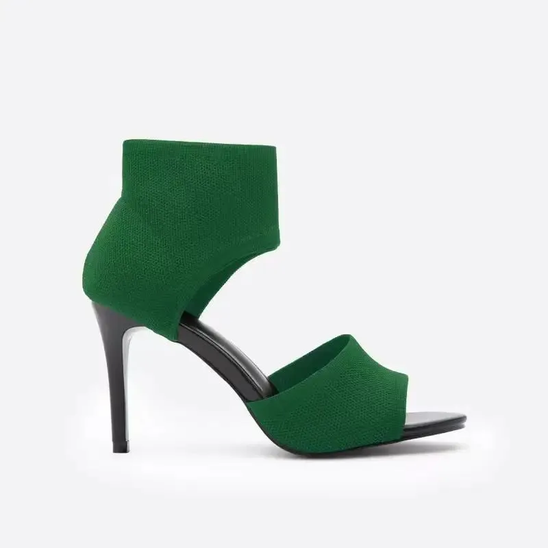 Elegant High Heel Fish Mouth Sandals for Women's