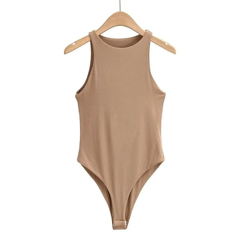 Elegant Sleeveless Bodysuit