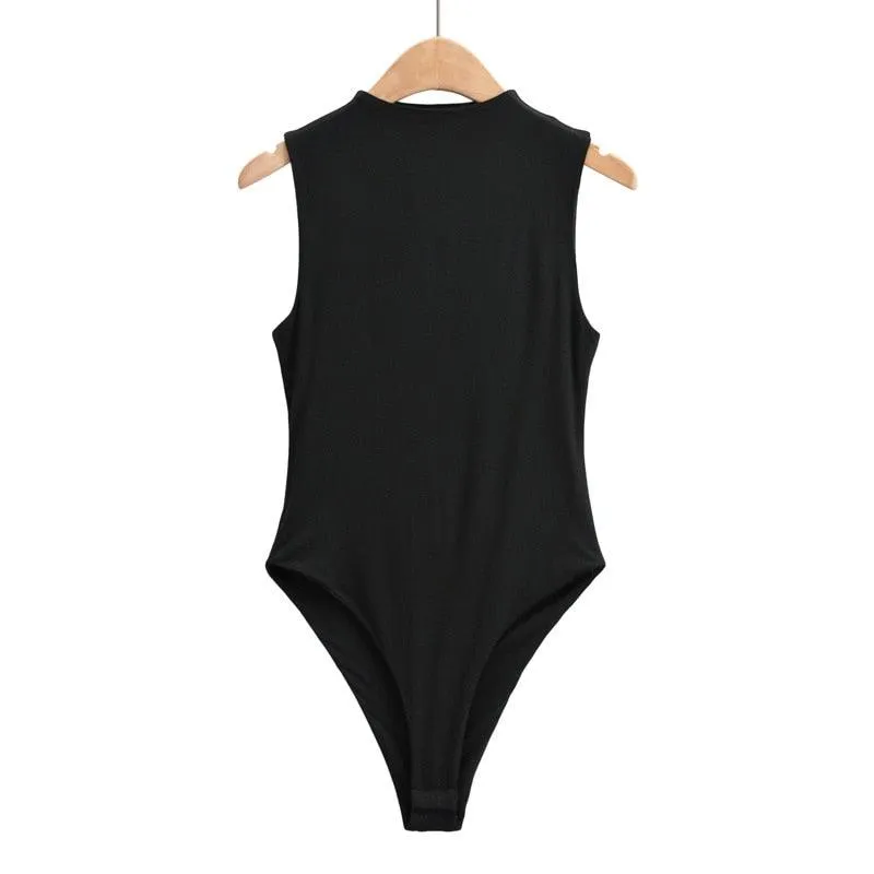 Elegant Sleeveless Bodysuit