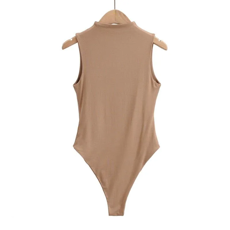 Elegant Sleeveless Bodysuit
