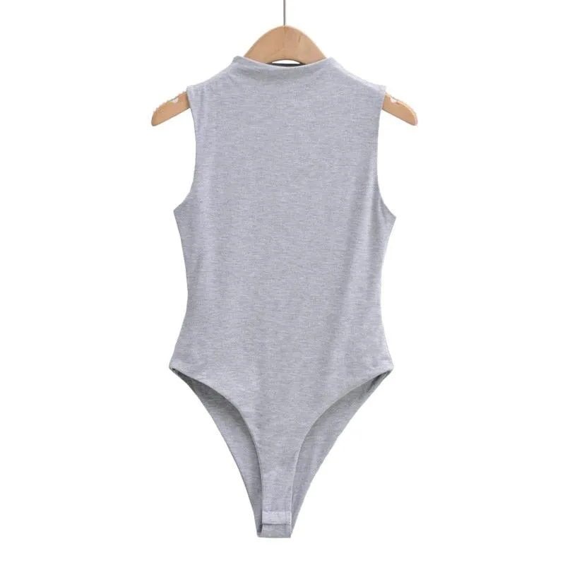 Elegant Sleeveless Bodysuit