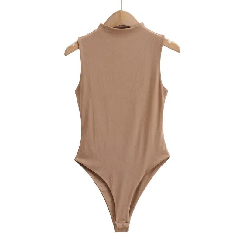 Elegant Sleeveless Bodysuit