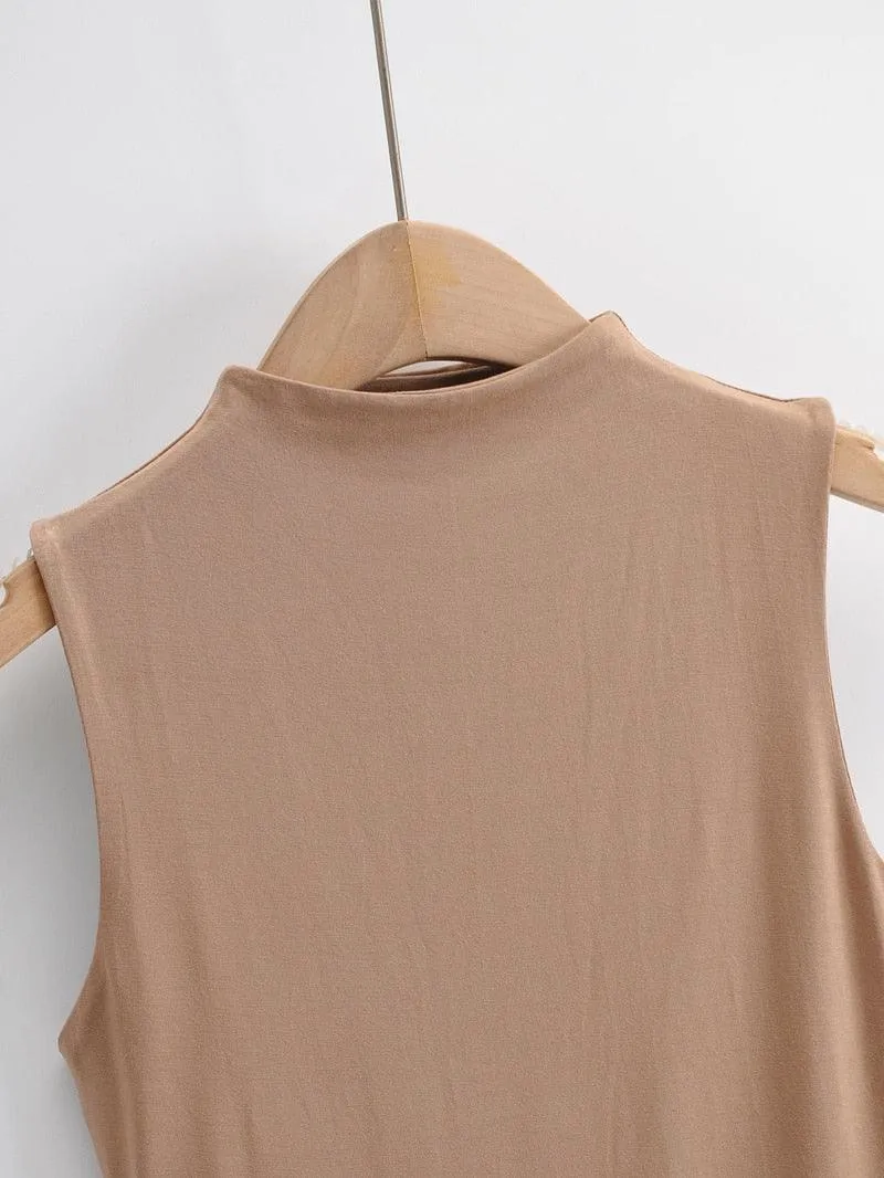 Elegant Sleeveless Bodysuit