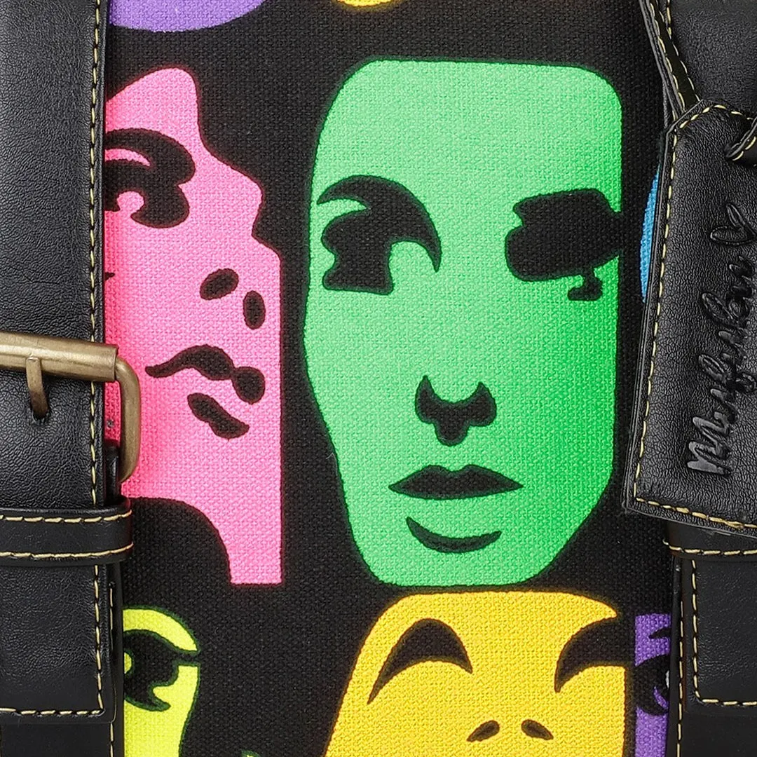 Enigma Laptop Handbag - Faces