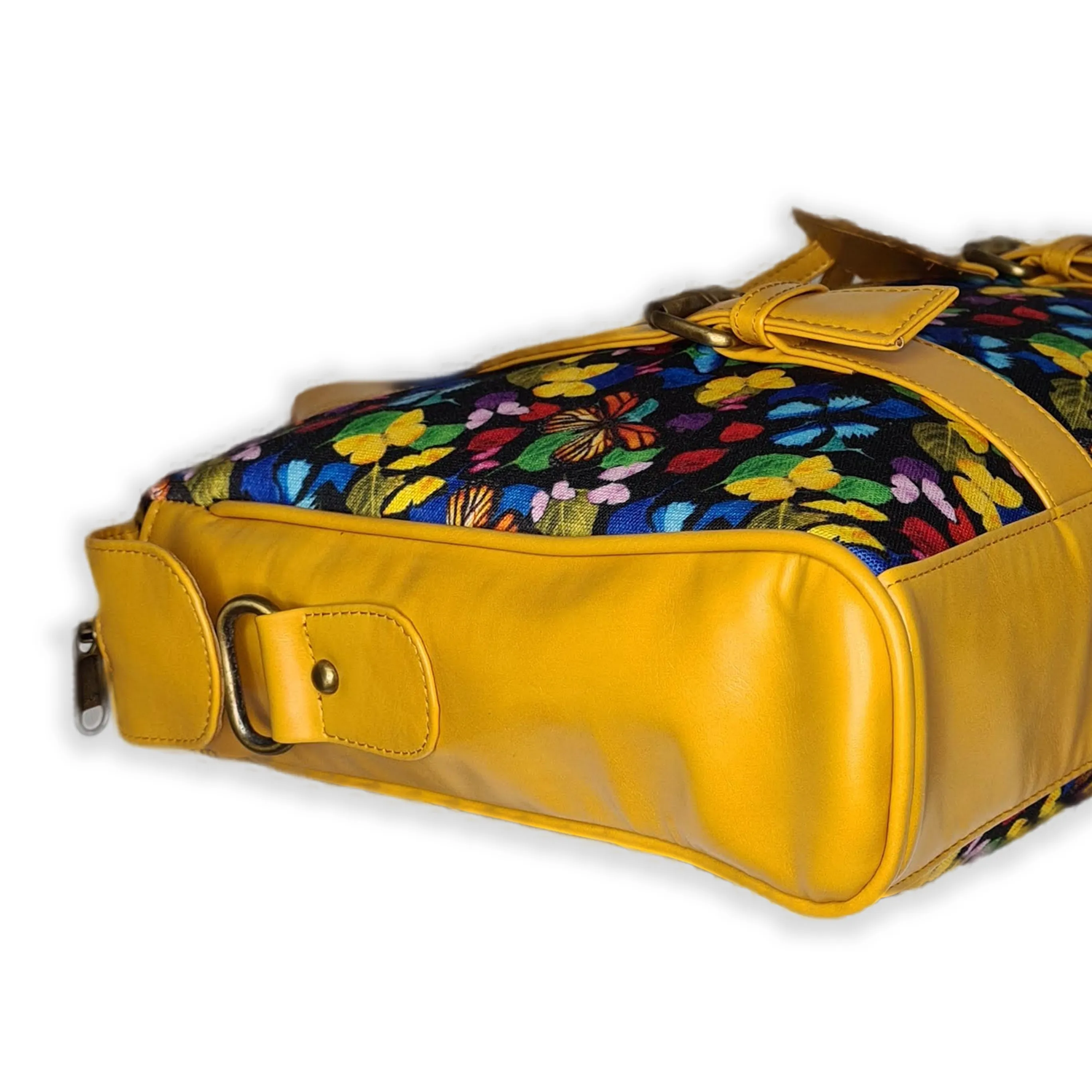 Enigma Laptop Messenger Bag - Butterfly