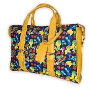 Enigma Laptop Messenger Bag - Butterfly