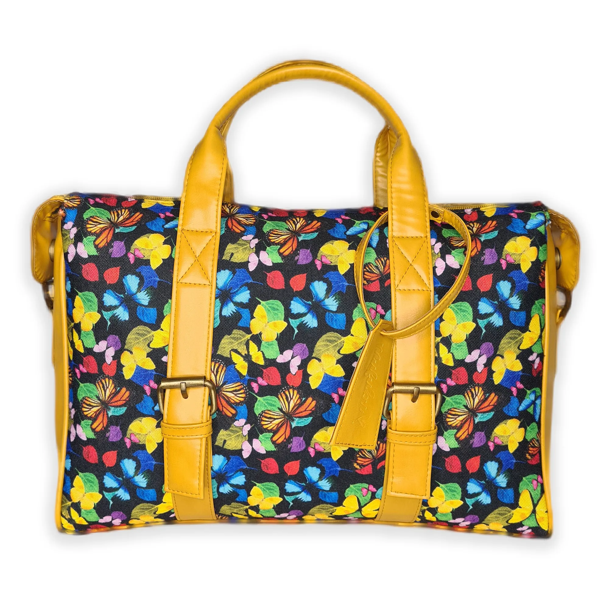 Enigma Laptop Messenger Bag - Butterfly