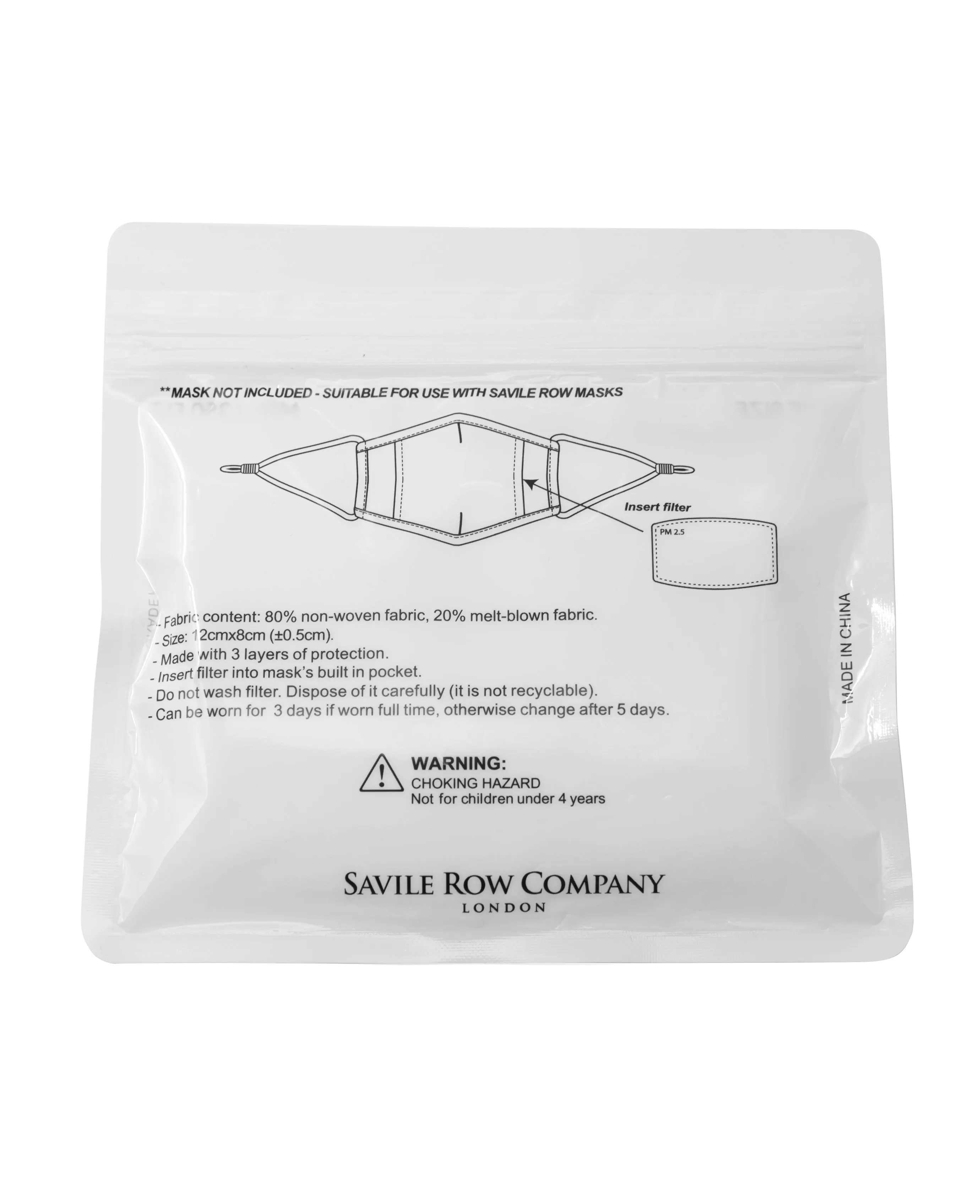 Face mask filters - pack of 10