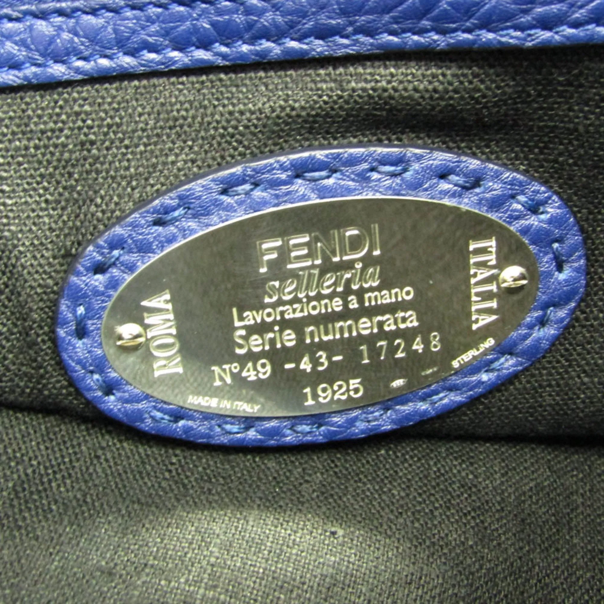 Fendi Selleria  Leather Briefcase Bag ()