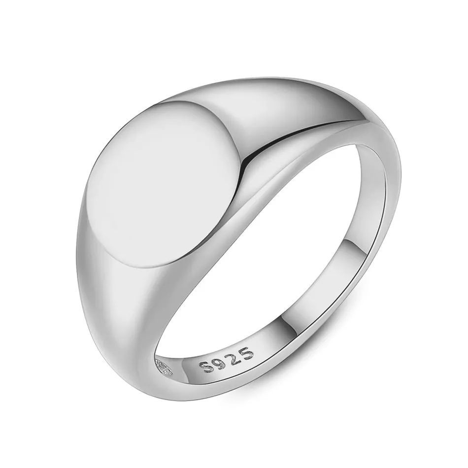 FJ0004 925 Sterling Silver Wedding Band Ring