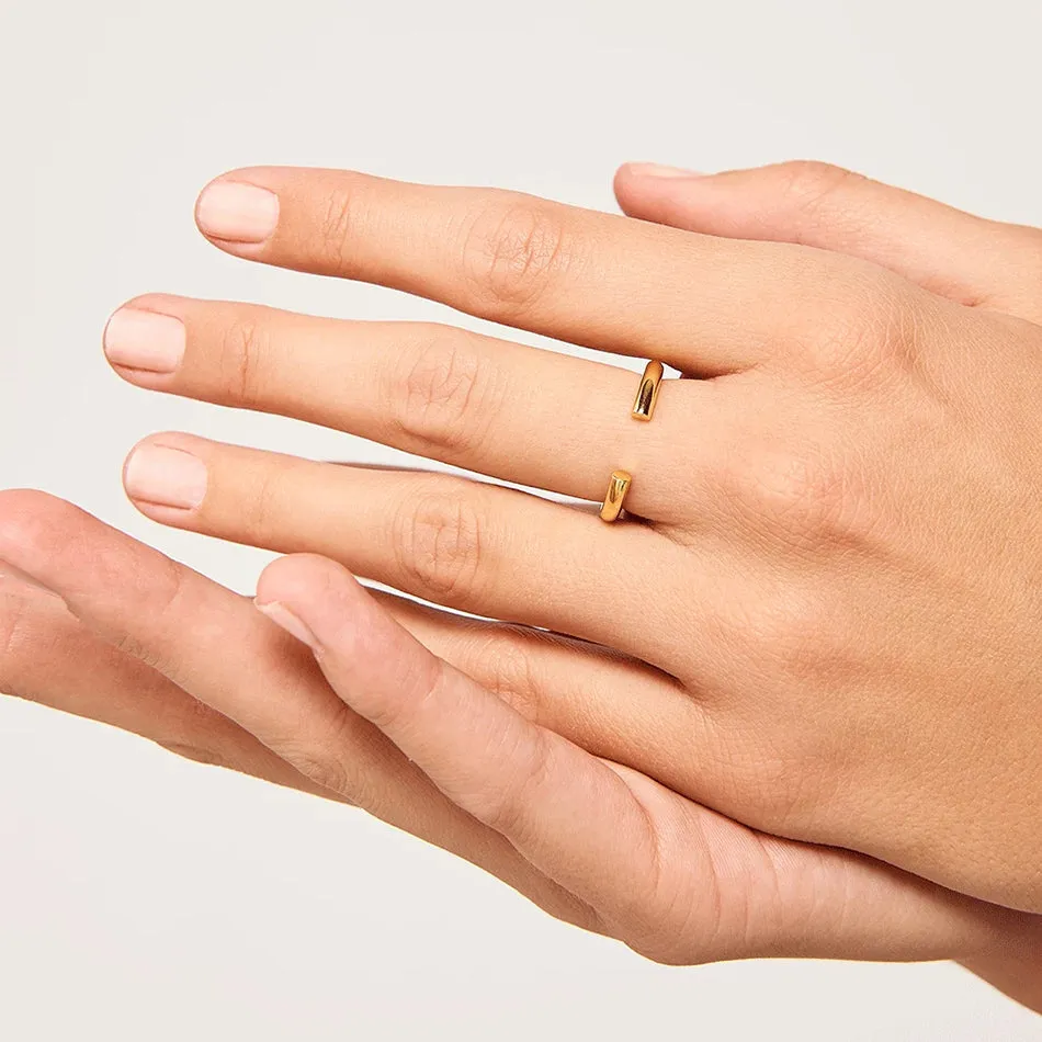 FJ0221 925 Sterling Silver Core Open Ring