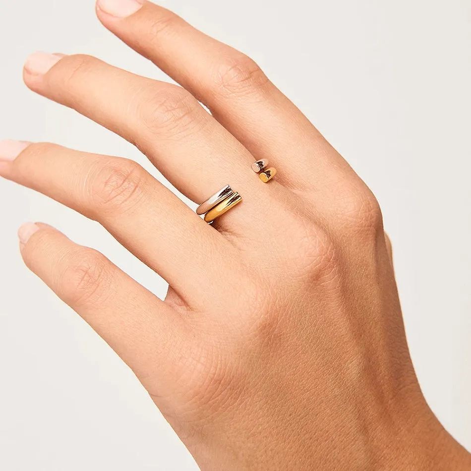 FJ0221 925 Sterling Silver Core Open Ring