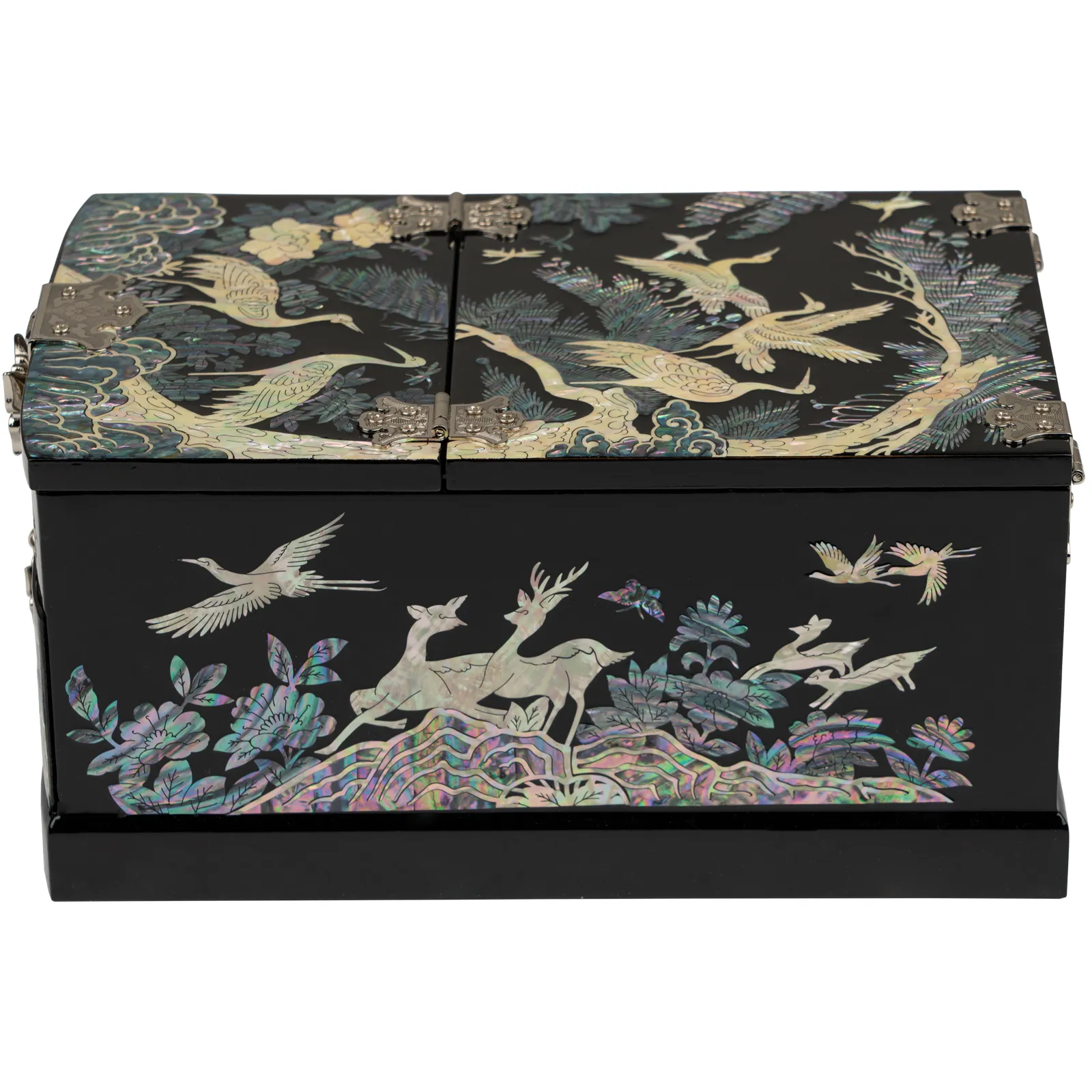 Folding Mirror with Drawer Jewelry Box