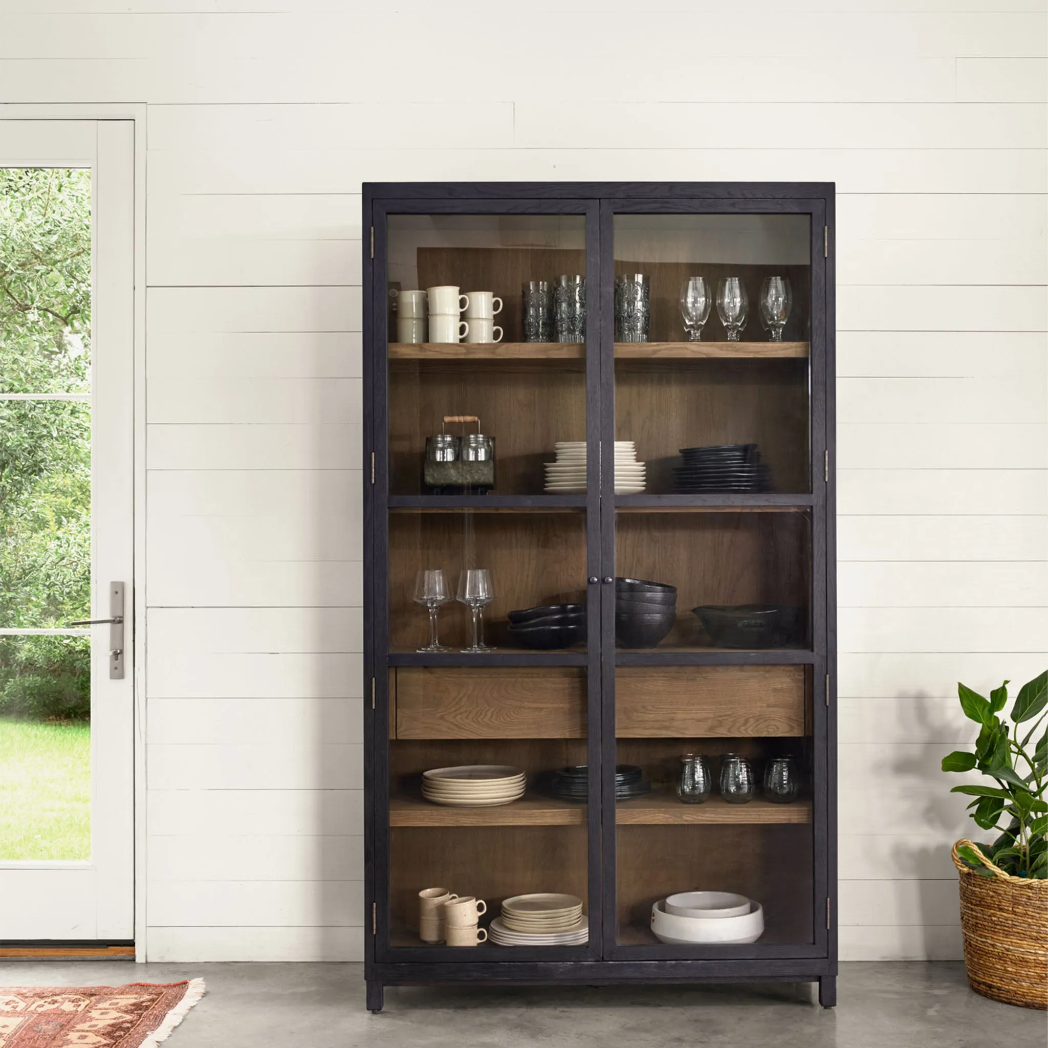Four Hands Millie Cabinet - Matte Black