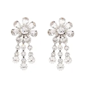 Frances Earrings in Crystal