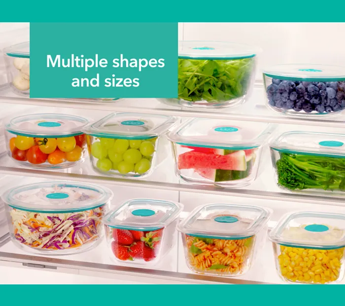 Glass Containers, Round, 750ml