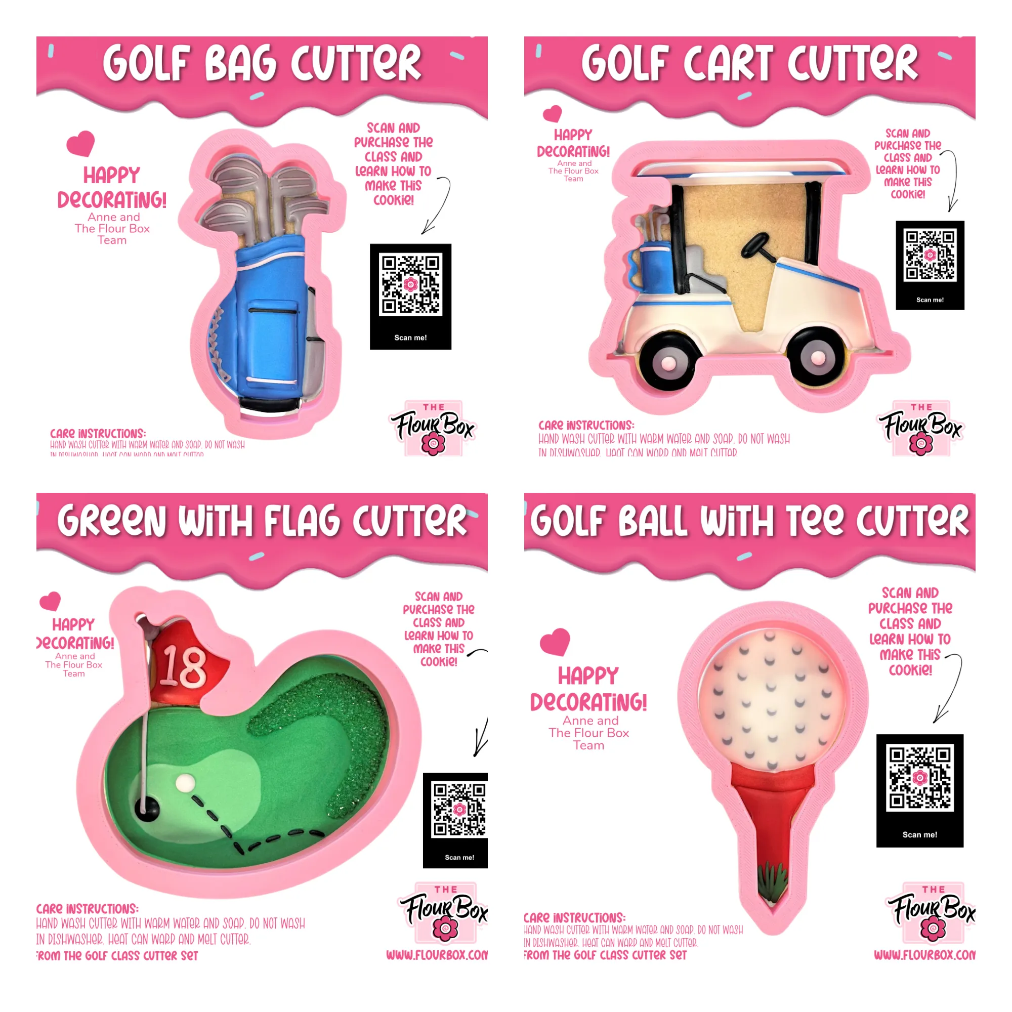 Golf Cookie Cutter BUNDLE