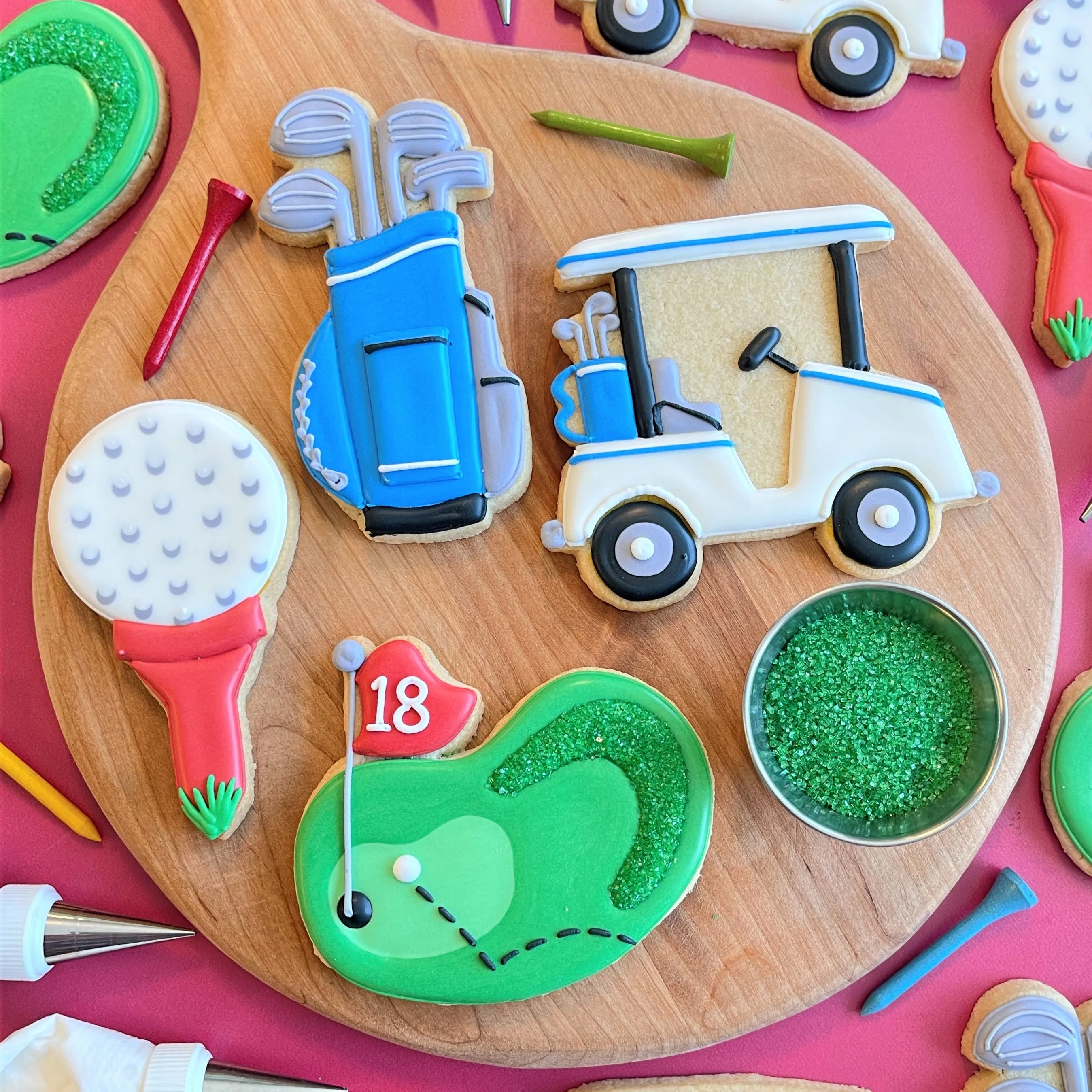 Golf Cookie Cutter BUNDLE