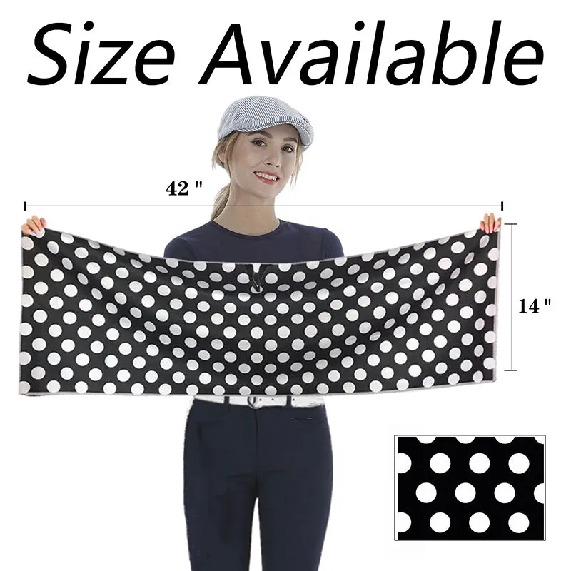Golf Towel Printed 14X42 Inch With Grommet Clip 1 Pack Flag