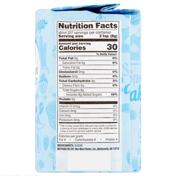 Great Value Pure Granulated Sugar, 4 lb
