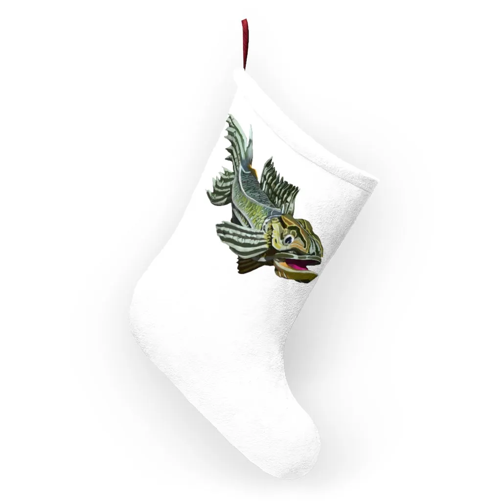 Green Fish Christmas Stockings