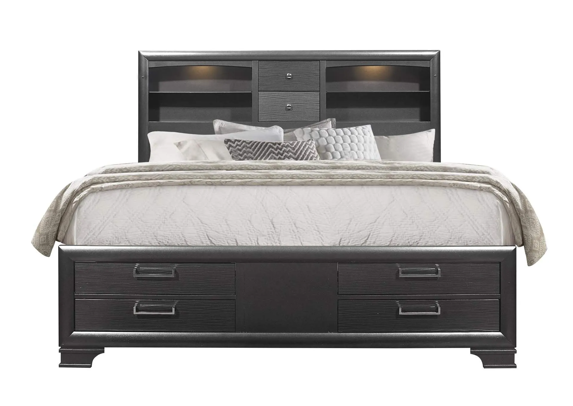 Grey Jordyn Queen Bed