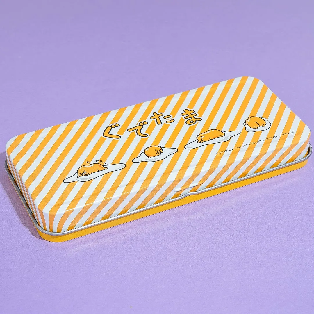 Gudetama Tin Can Pencil Case