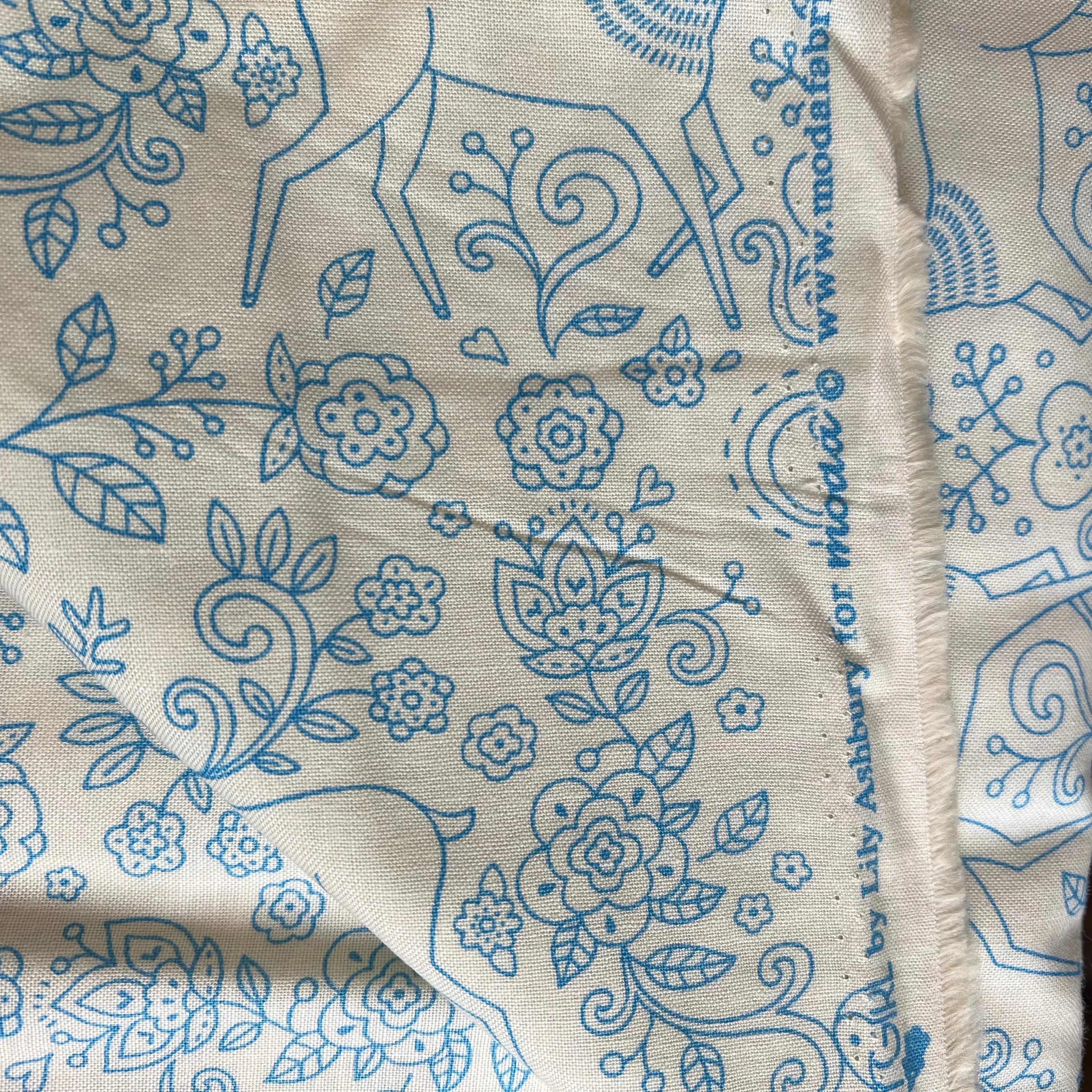 Gypsy Girl by Lily Ashbury Cotton Fabric by Half Yard