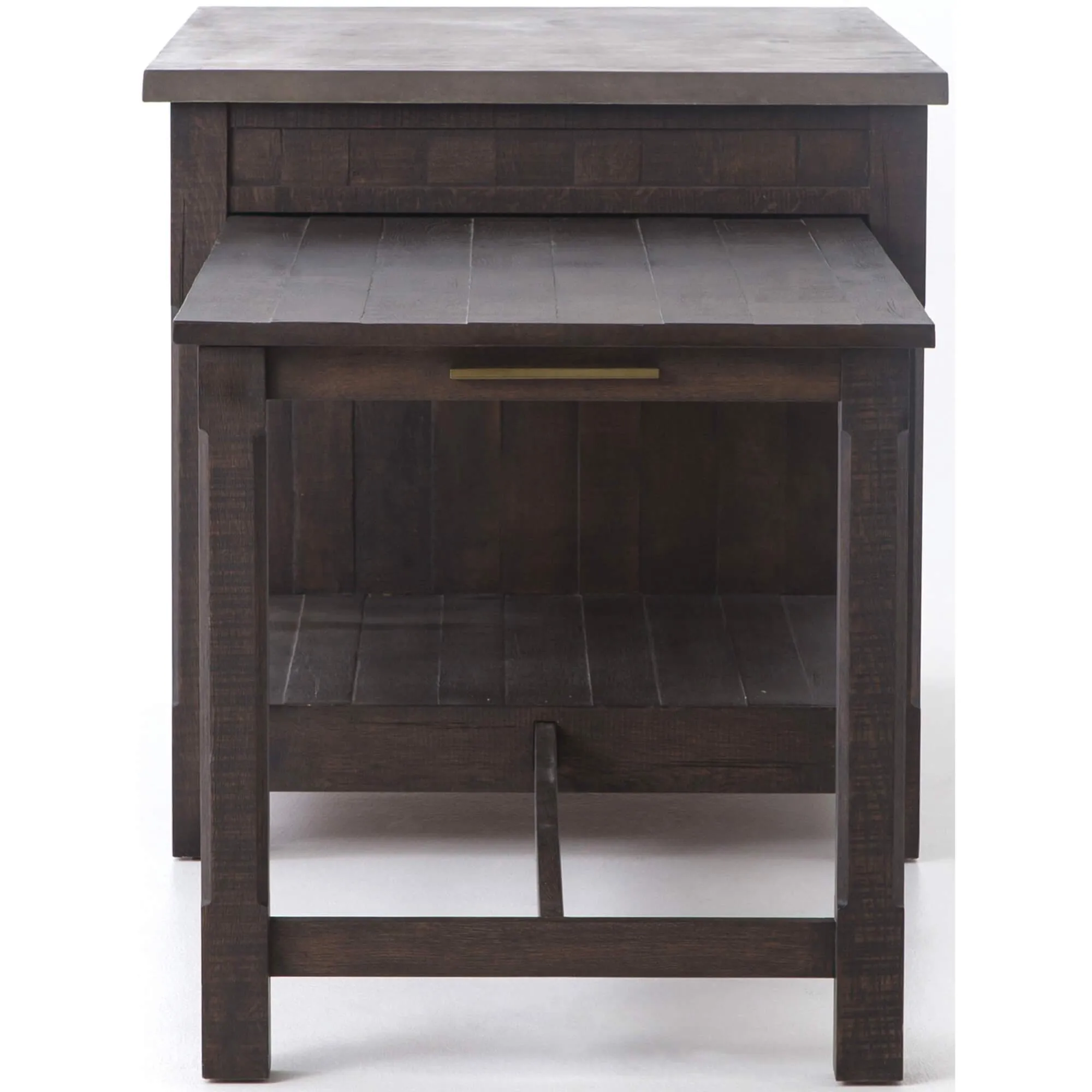 Ian Kitchen Island, Rubbed Black