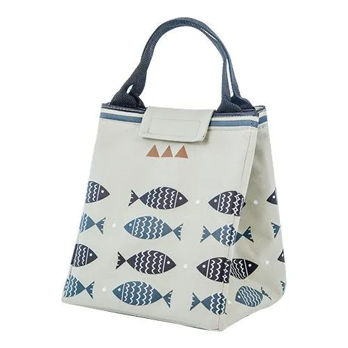 Insulated Lunch Tote Reusable Canvas Cooler Thermal Bag