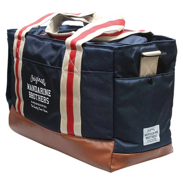 Japanese Brand Dog / Cat Carrier Cross Body Shoulder Bag - Navy / Olive