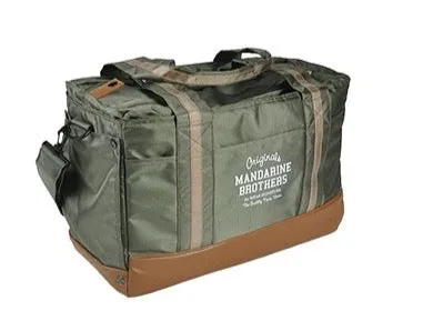 Japanese Brand Dog / Cat Carrier Cross Body Shoulder Bag - Navy / Olive