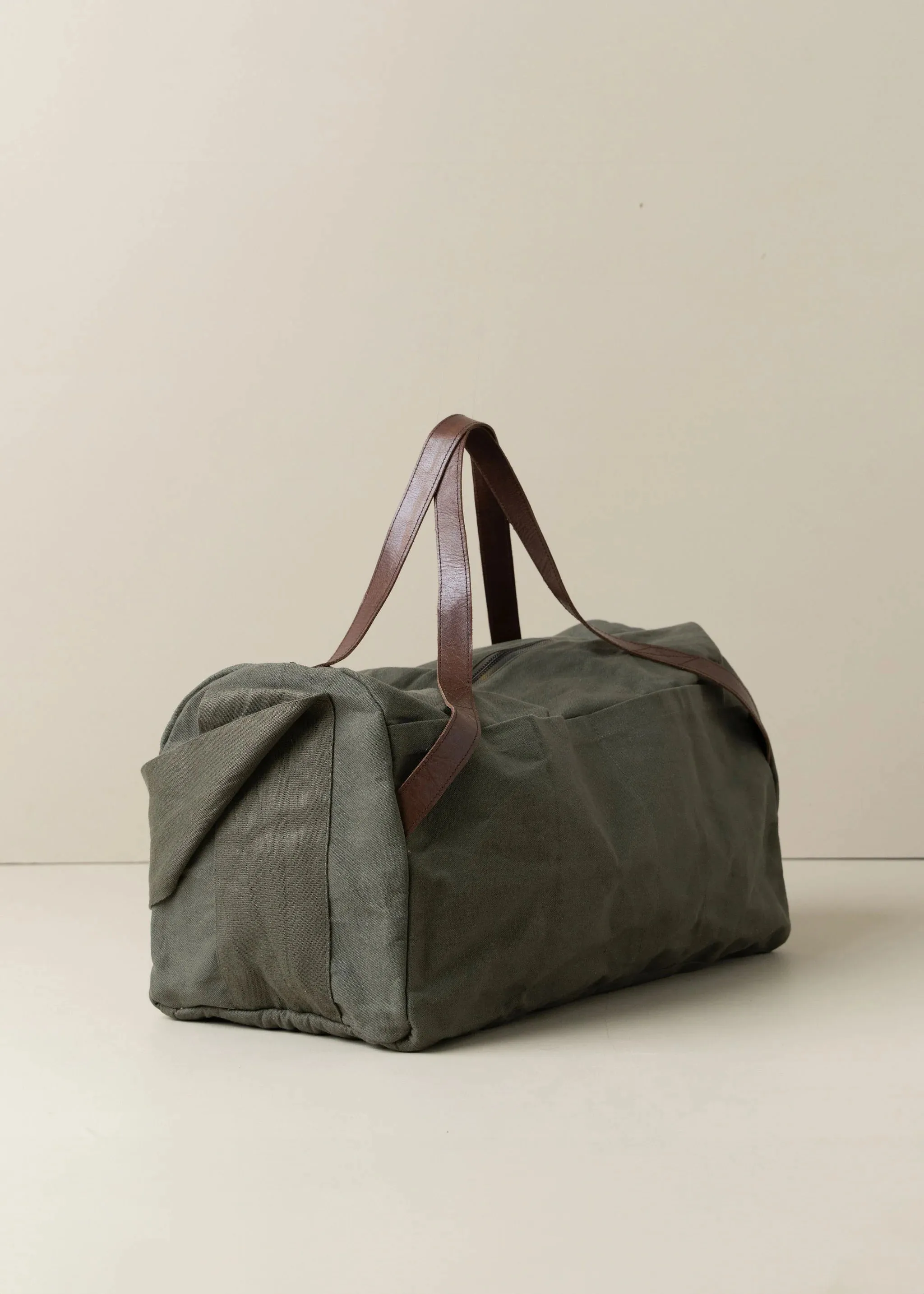 Journey Duffle Canvas Bag Olive