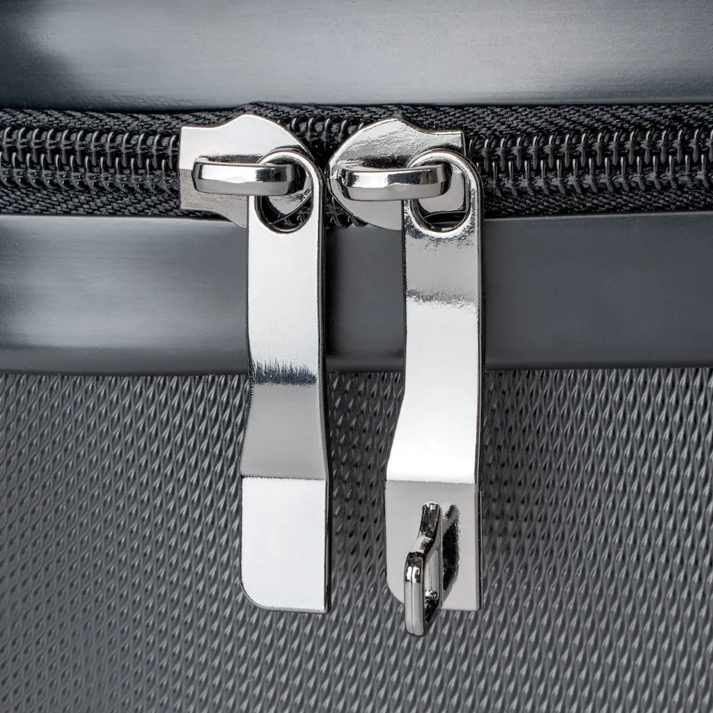 King YAHWEH Tetra - Carry-On Suitcase (Black & Fire Red)