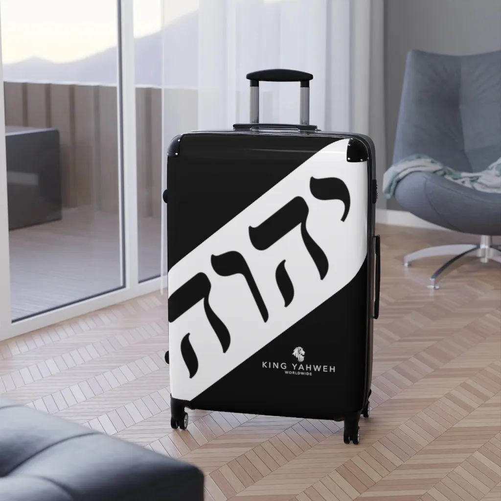King YAHWEH Tetra - Carry-On Suitcase (Black)