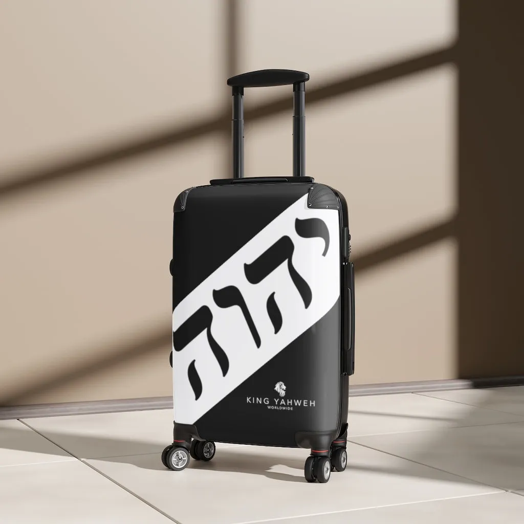 King YAHWEH Tetra - Carry-On Suitcase (Black)