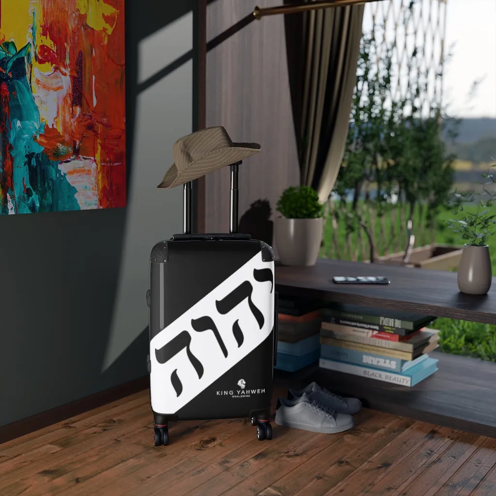 King YAHWEH Tetra - Carry-On Suitcase (Black)