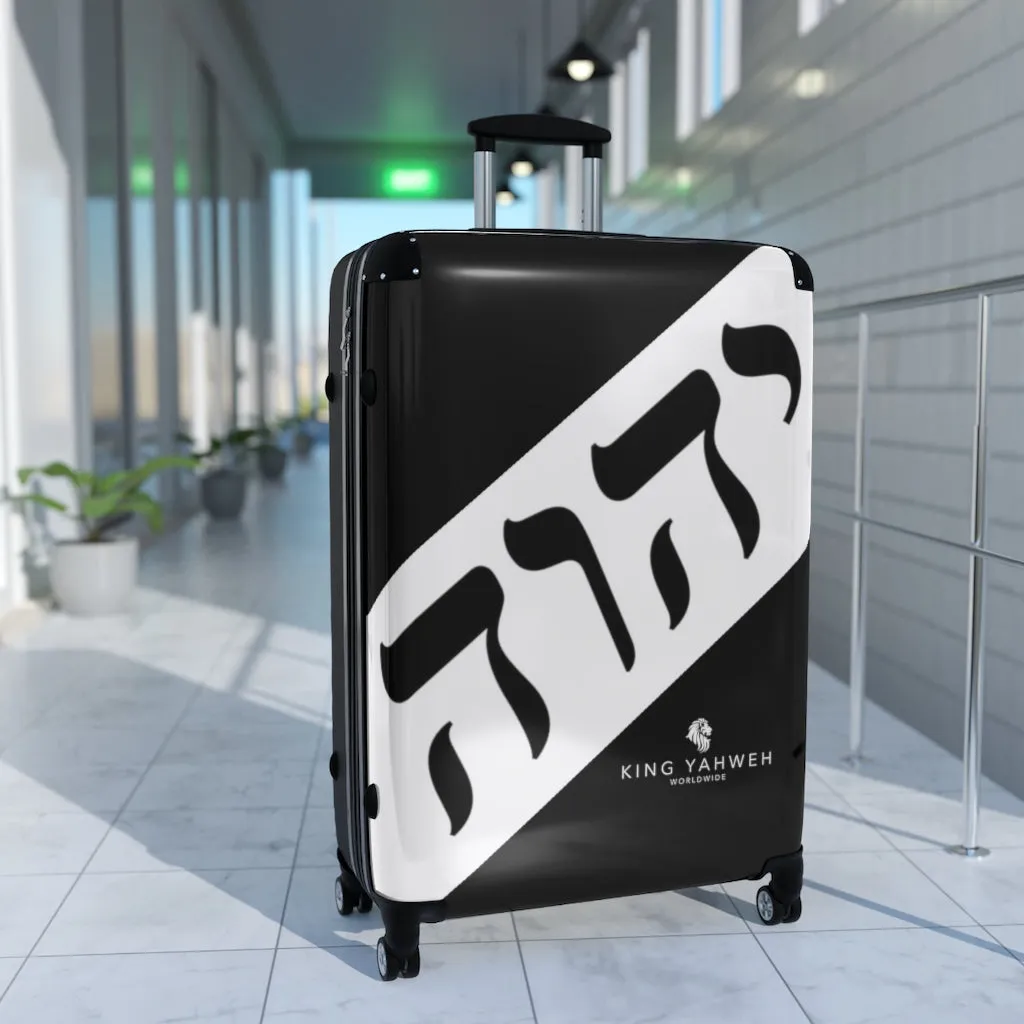 King YAHWEH Tetra - Carry-On Suitcase (Black)