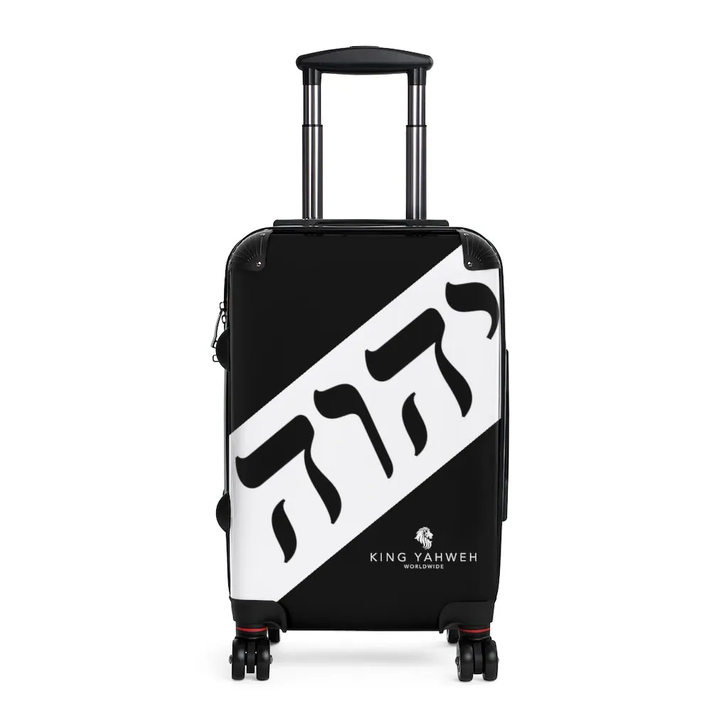 King YAHWEH Tetra - Carry-On Suitcase (Black)