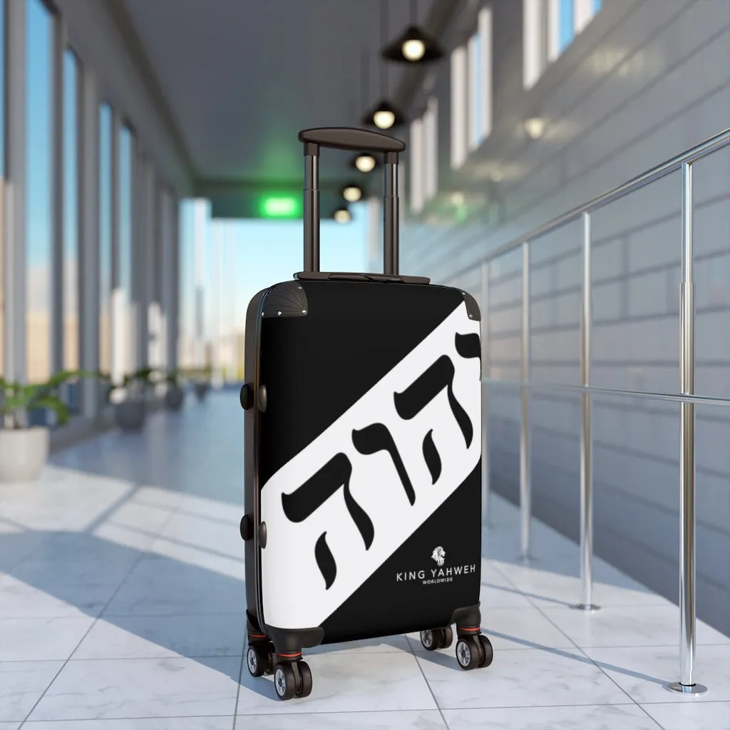 King YAHWEH Tetra - Carry-On Suitcase (Black)