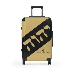 King YAHWEH Tetra Gold Suitcase